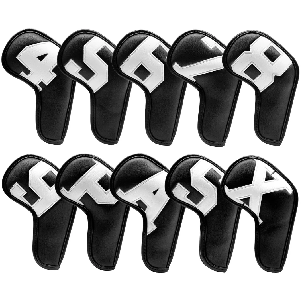 10PCS Golf Iron Headcover Set High Quality Waterproof Golf Club Covers Funny for Irons