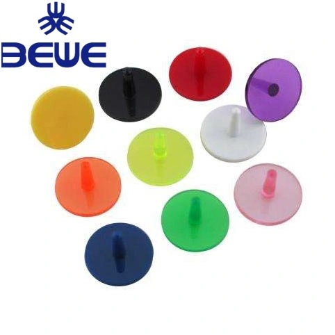 Wholesale Price Colorful Customized Logo Plastic Golf Ball Marker