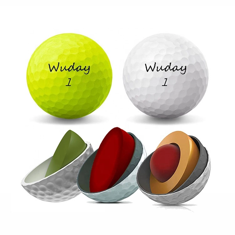 High Quality Custom Logo 2 Piece 3 Layer Golf Ball Professional