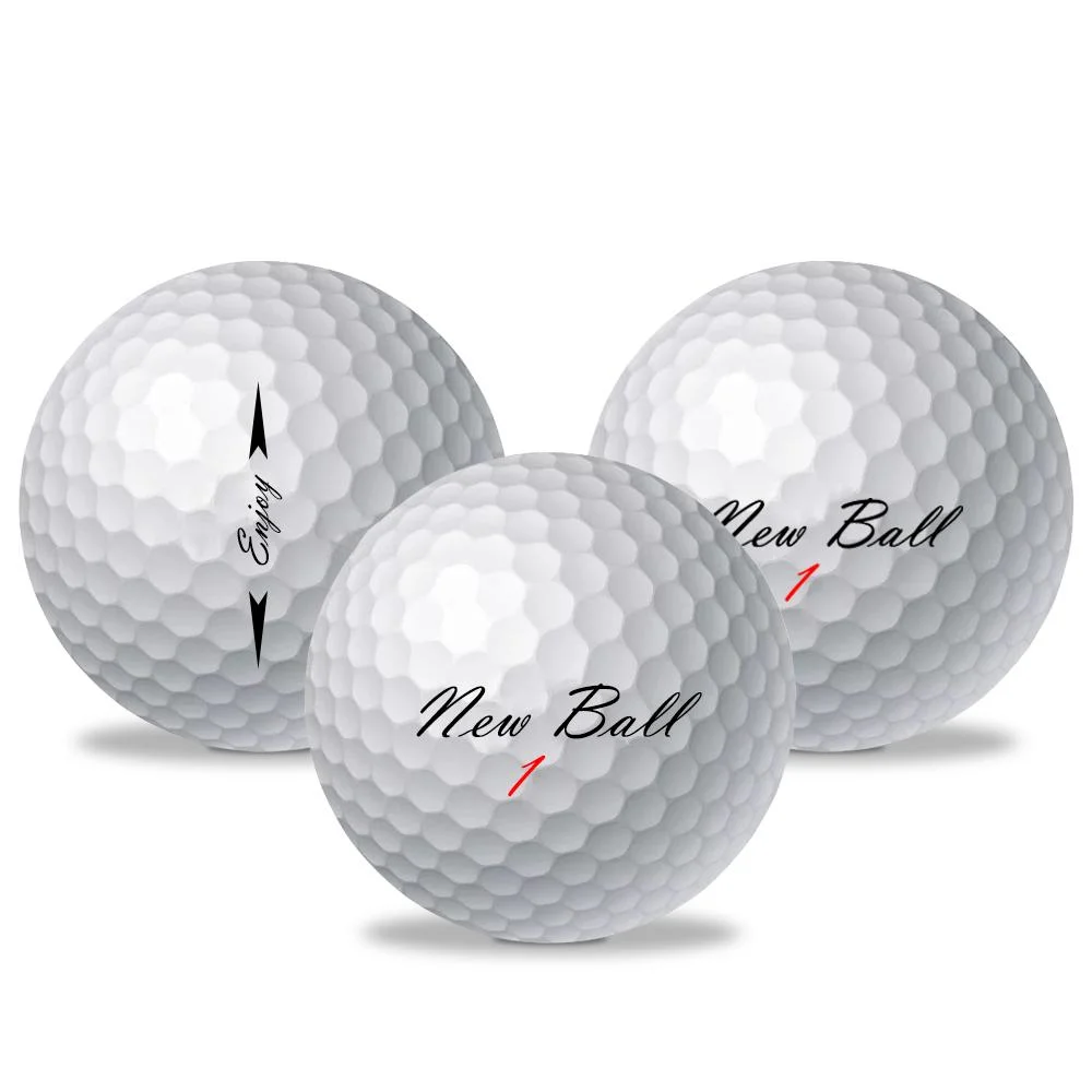 Long Distance Custom Logo 2 PC Layer Surlyn Golf Distance Ball