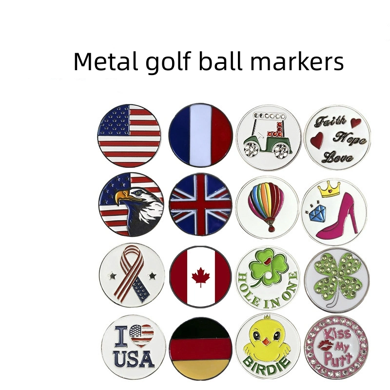 Metal Golf Ball Markers Factory Custom Golf Ball Markers