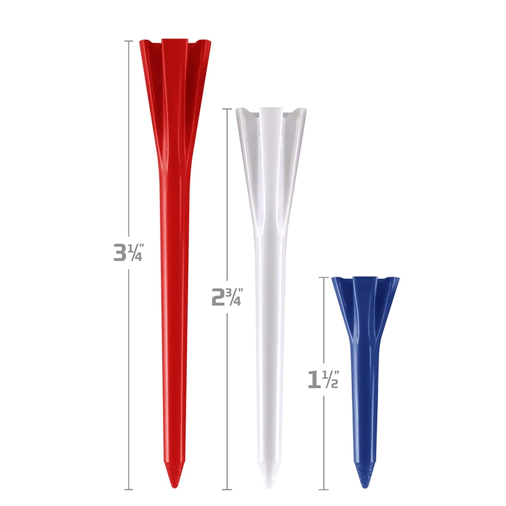 Wholesale Large Driving Range Direction 5 Prong 3-1/4inch Plastic Golf Tees