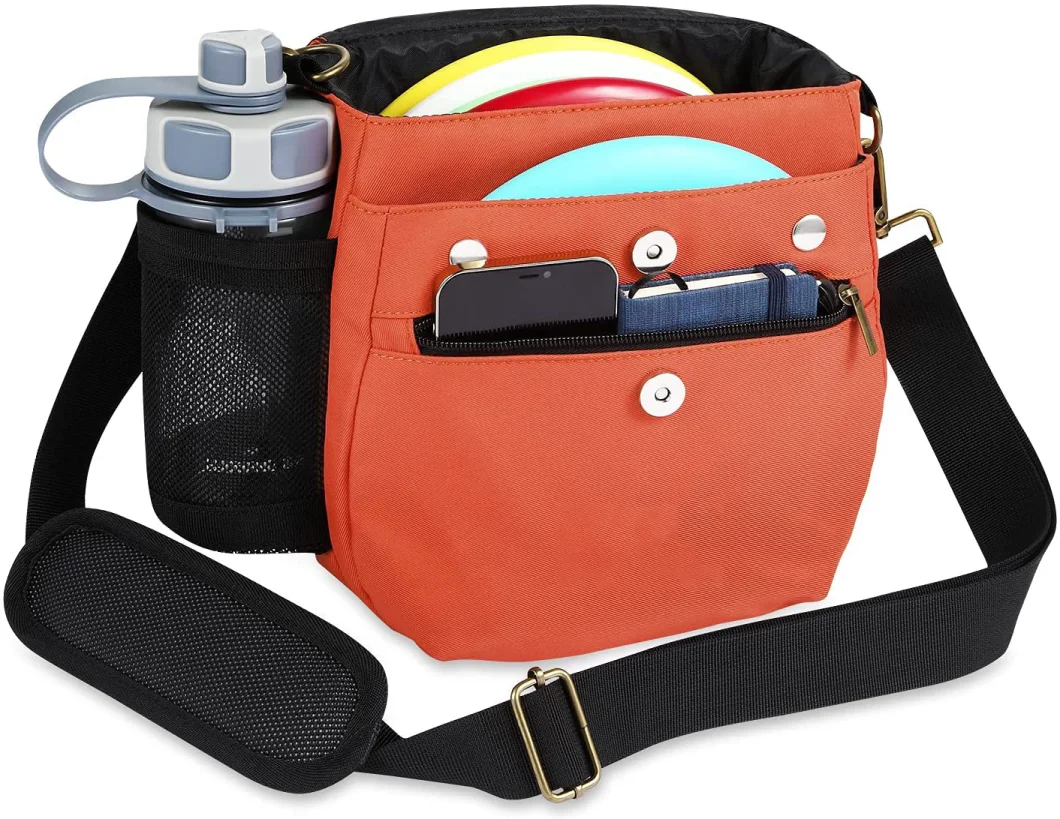 Lightweight Disc Golf Bag, Durable Frisbee Golf Bag with 8+ Disc Capacity