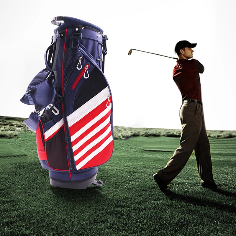 29X20X90cm Golf Club Bag Fashion Fabric Ultra-Light Fiber Frame Multi-Function Storage Ball Bag with Bracket Ball Bag