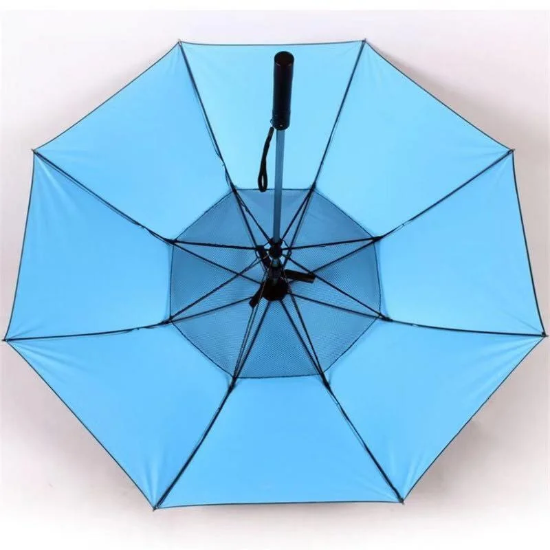 Outdoor Mist Cooling Fan Umbrella with Fan and Water Spray Function