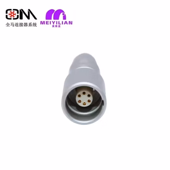 Qm Plastic Series Prg Floating Socket Metal Push-Pull Self-Locking M12 Terminal Connector