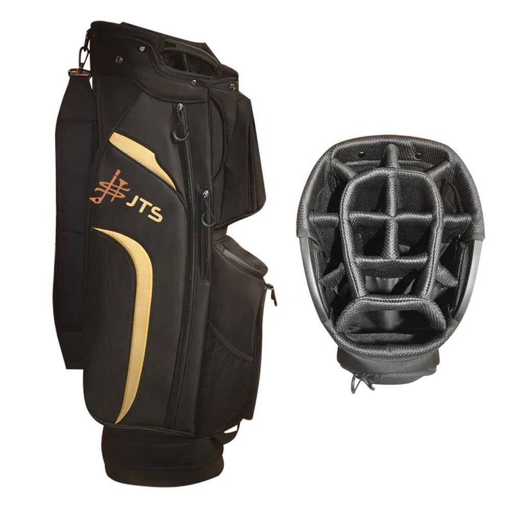 OEM High Quality 14 Ways Nylon Golf Cart Bags for Men