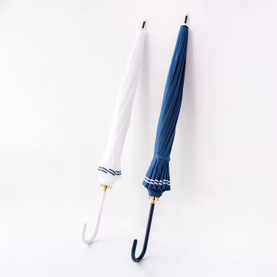 Factory Direct Source Rain Protection Japan Korea Printed Auto Straight Rainbow Umbrella