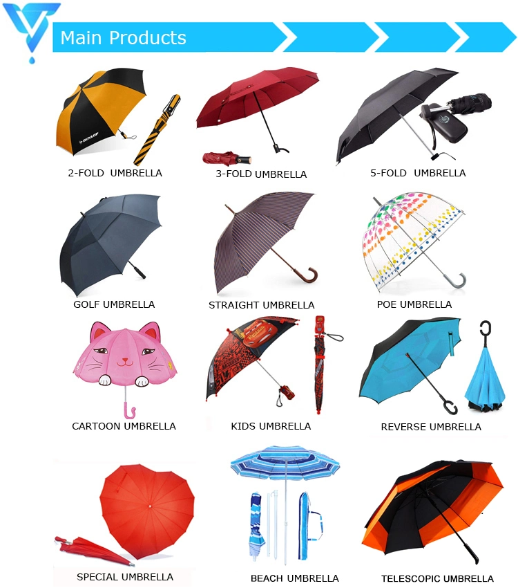 2023 New Arrival Factory Direct Offered Full Frame Matching Color Customized Golf Umbrella