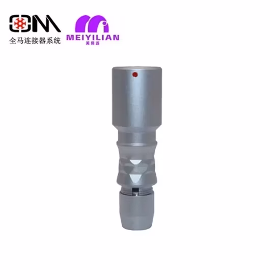 Qm Plastic Series Prg Floating Socket Metal Push-Pull Self-Locking M12 Terminal Connector