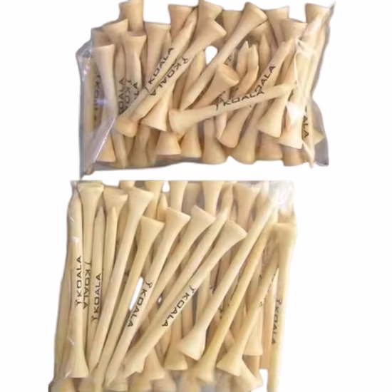 Custom Logo Wooden Bamboo Golf Tees Golf Accessories