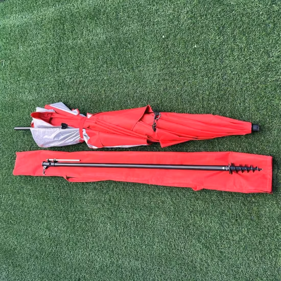 Outdoor Mist Cooling Fan Umbrella with Fan and Water Spray Function